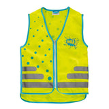 Roth ReflActions Warnweste für Kinder Roar, Gelb, mit reflektierenden Elementen, erweiterbar