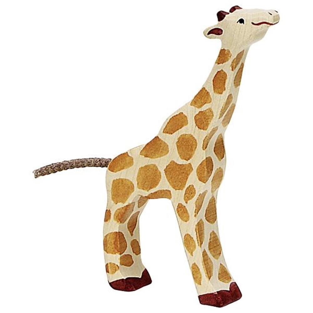 Holztiger Holzfigur - Giraffe, klein, Holzspielzeug, ab 3 Jahren