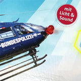 Roth Schultüte Polizei, 70cm, rund, Rot(h)-Spitze, Filzverschluss, mit Licht & Sound