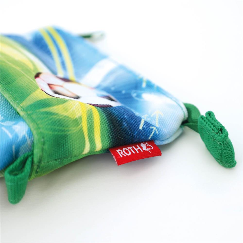 Roth Federmäppchen Fußball - 2in1 Mäppchen & Stiftebecher für Schule