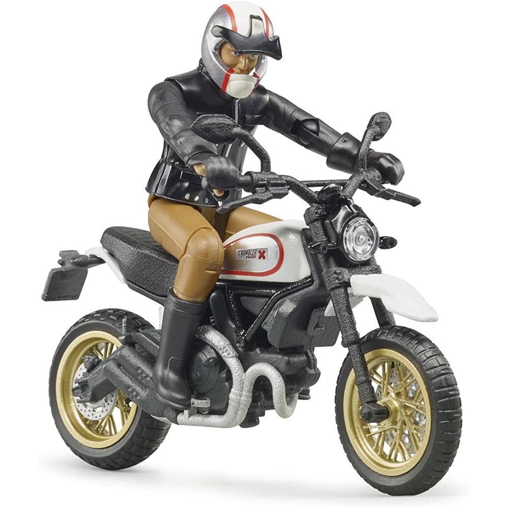 Bruder 63051 - Scrambler Ducati Desert Sled mit Fahrer