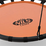 NILS CAMP Nestschaukel 100 cm, Orange, Gartenschaukel Outdoor Garten Balkon