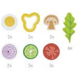 goki Salat Set Vitalbowl – Holz- und Filzspielzeug 24-teilig, für Kinder ab 3 Jahren