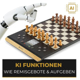 MILLENNIUM M818 ChessGenius Pro Wood Edition – Schachcomputer mit Echtholzfiguren