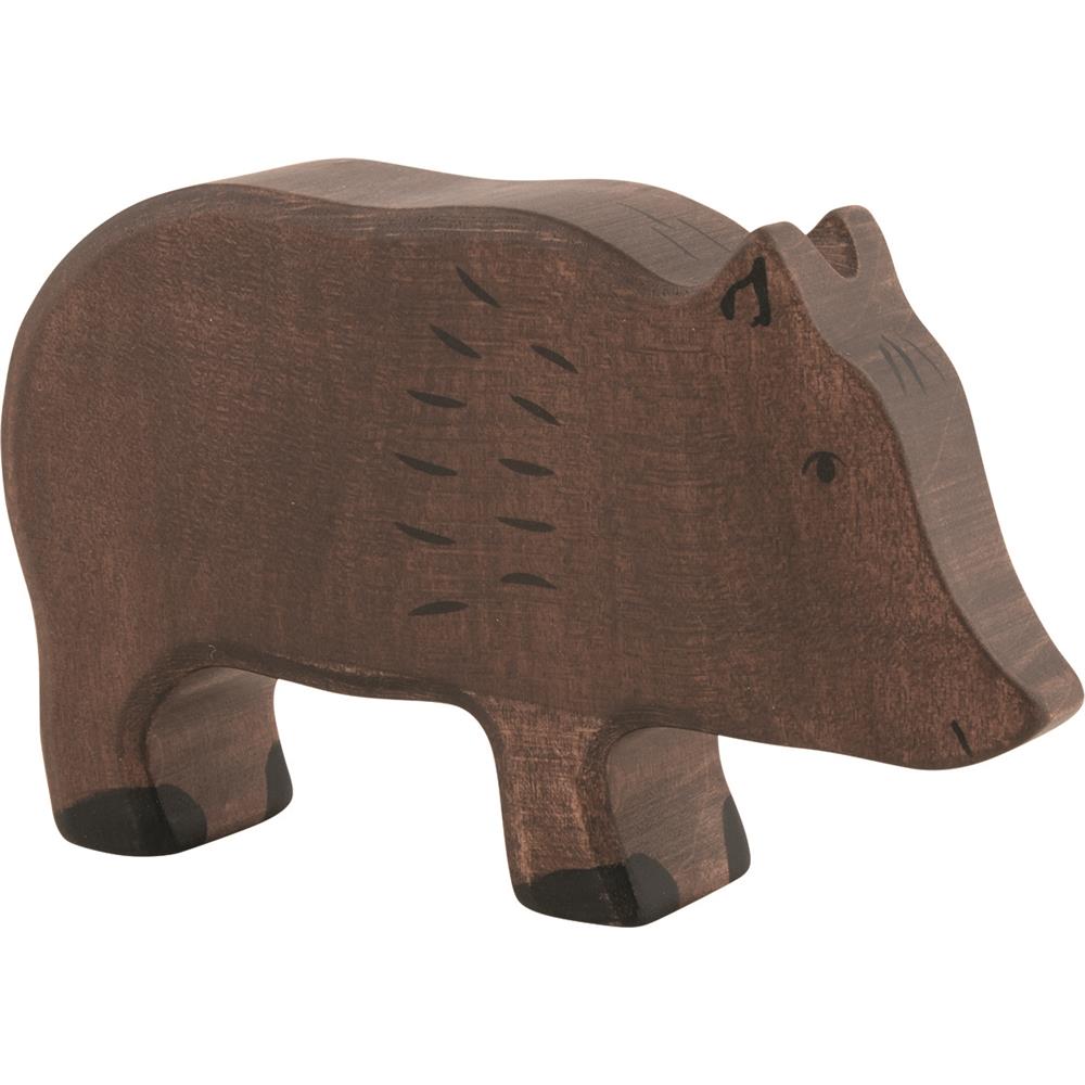 Holztiger Holzfigur - Wildschwein, Holzspielzeug, ab 3 Jahren