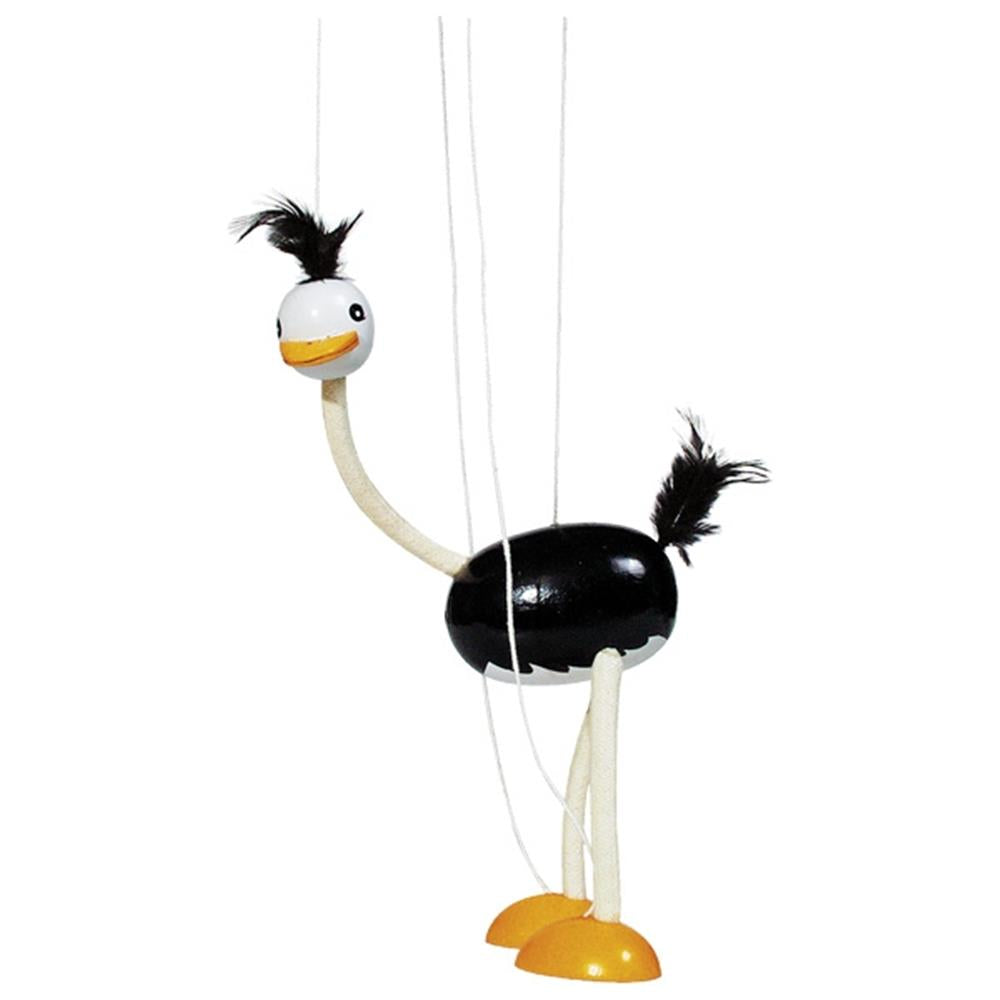 Goki Marionette Strauß, Lernspielzeug, Holzspielzeug