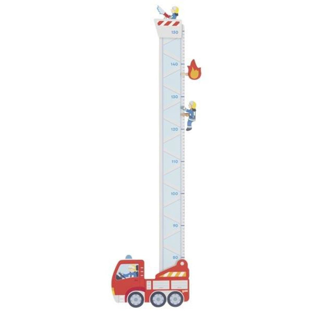 goki Messlatte Feuerwehr Kinder Holz Messlatte Wachstum 94 cm