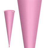 Roth Schultüte-Rohling/Basteltüte, rosa, 70cm, rund, Rot(h)-Spitze, ohne Verschluss