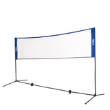 NILS 3-in-1 Netz höhenverstellbar, Badminton Tennis Volleyball Outdoor Garten Freizeit