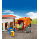 Bruder 02607 - Zubehör: Mülltonnen-Set (3 kleine, 1 große Tonne)