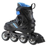 NILS EXTREME NH18191 2in1 Inliner Schlittschuhe Kinder Gr. 29-33, Schwarz-Blau, verstellbar