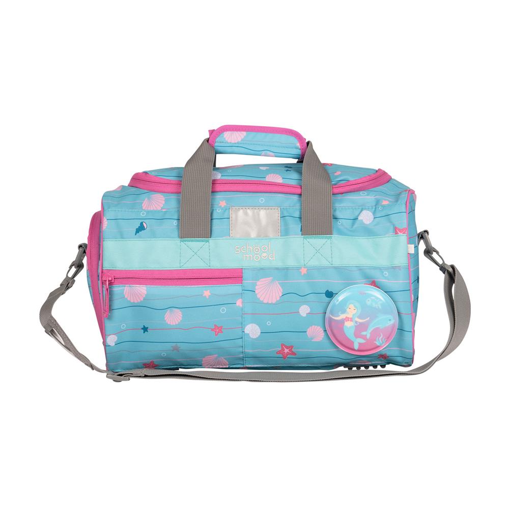 School-Mood Sporttasche Lilly (Meerjungfrau, blau)