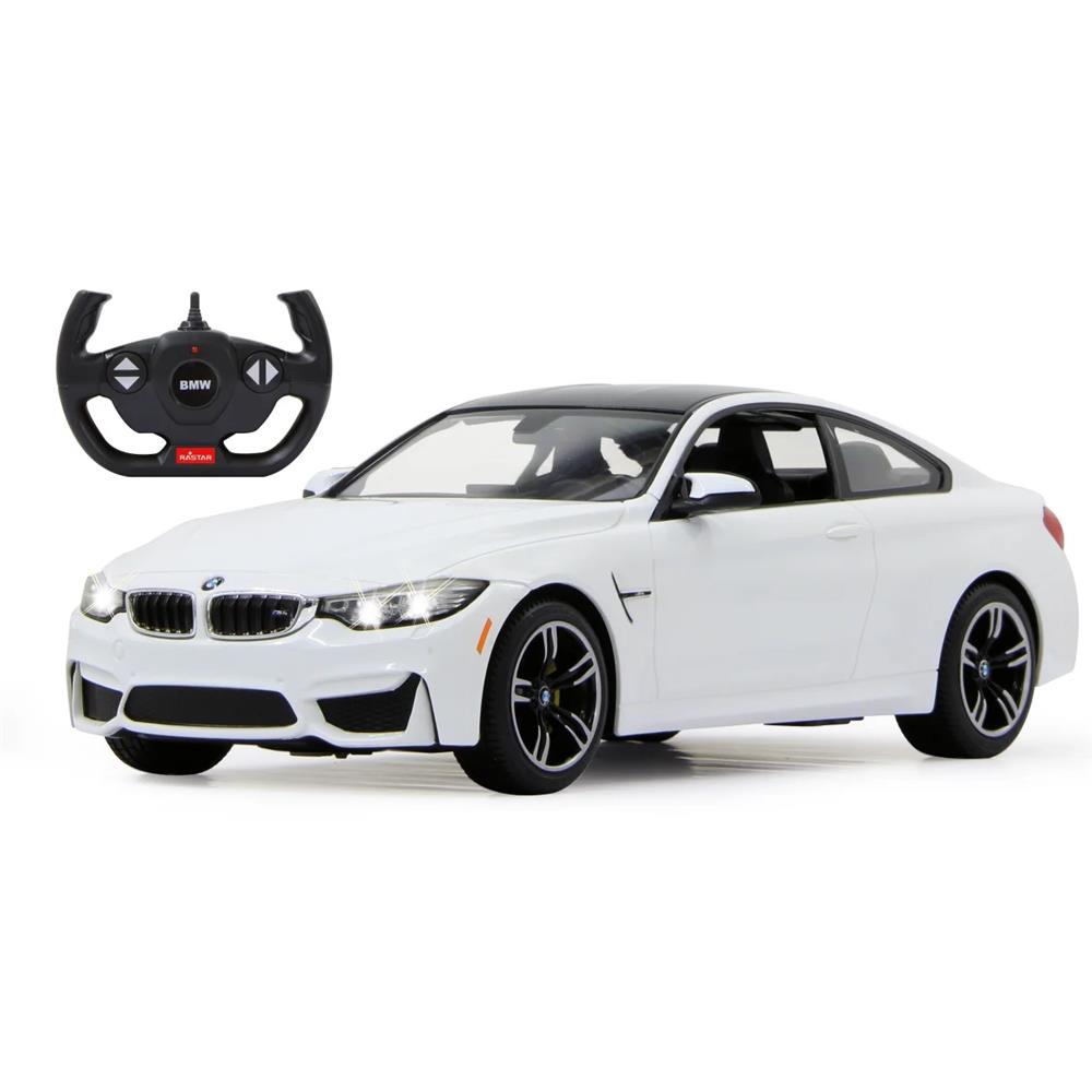 Jamara BMW M4 Coupe 1:14 weiß 2,4GHz Ferngesteuertes Auto mit LED Fahrlicht