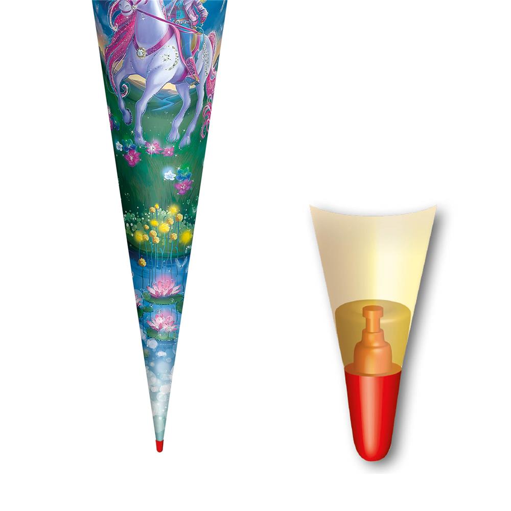Roth Schultüte Magische Einhornreiterin, 70cm, Glitter