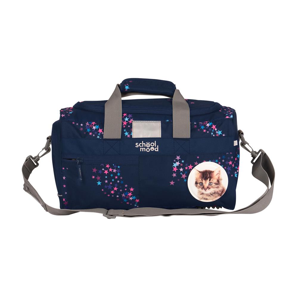 School-Mood Sporttasche Leni (Hund, blau)