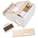 Goki Kasse mit Öffnungsgeräusch, aus Holz - Zubehör für Kaufladen