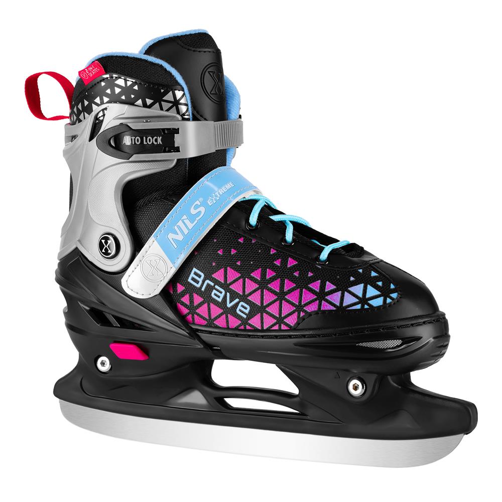 NILS EXTREME NH18190A BRAVE 2in1 Inliner Schlittschuhe Gr. 39-43, Rosa, verstellbar