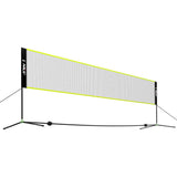 NILS Badmintonnetz 5 m, Freizeitnetz Outdoor Garten Sporthalle freistehend