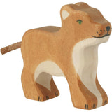 Holztiger Holzfiguren - Wilde Tiere 4er Set, Holzspielzeug, ab 3 Jahren