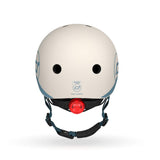 Scoot & Ride Kinderhelm Größe XXS-S (45-51 cm) ash - Schutzhelm mit LED-Licht