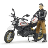 Bruder 63051 - Scrambler Ducati Desert Sled mit Fahrer