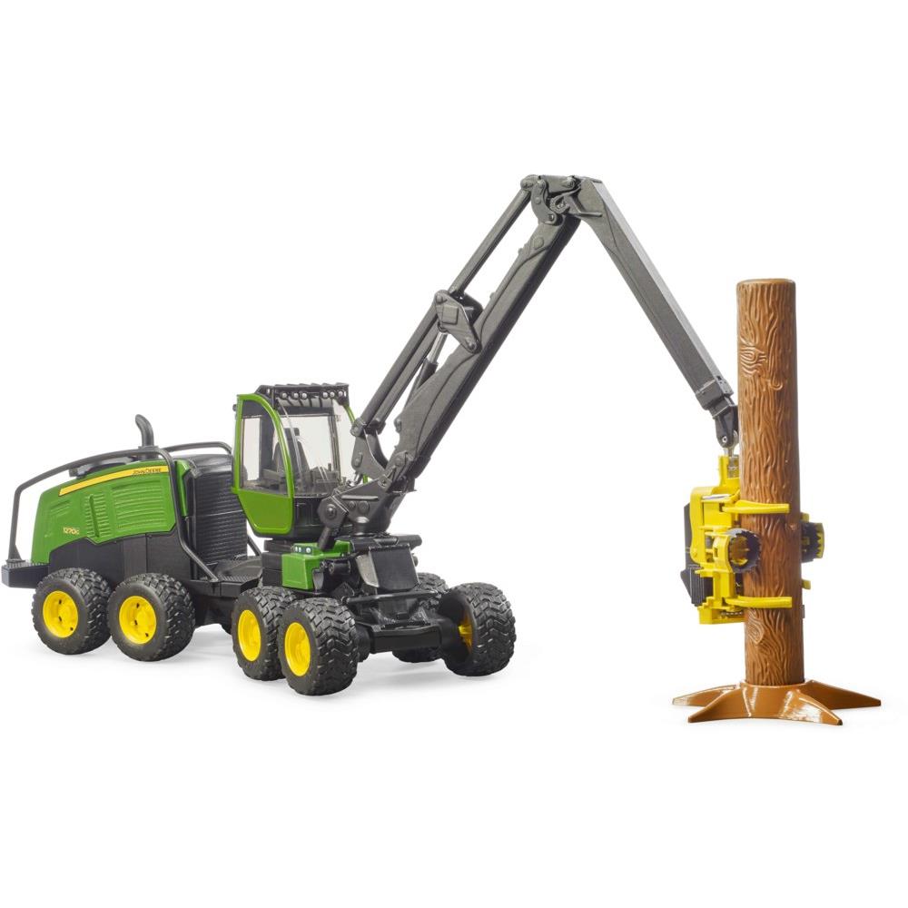 Bruder 02135 - John Deere 1270G Harvester mit 1 Baumstamm
