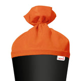 Roth Schultüte-Rohling/Basteltüte, schwarz, 70cm, rund, Rot(h)-Spitze, mit Filzverschluss (orange)