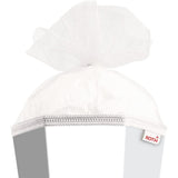 Roth Extra große XXL Schultüte-Rohling/Basteltüte, weiß, 100cm, eckig, Rot(h)-Spitze, Tüllverschluss